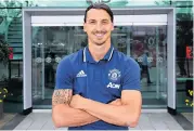  ??  ?? Physical peak: Zlatan Ibrahimovi­c stunned Old Trafford staff with the results of his medical on Friday
