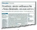  ??  ?? La pagina del «Corriere Fiorentino» del 19 aprile scorso quando Nardella fece il bilancio della sperimenta­zio ne di 6 mesi dell’ordinanza che consentiva la denuncia penale per i clienti