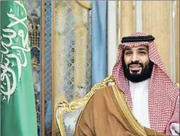  ?? POOL NEW / REUTERS ?? Mohamed bin Salman es el impulsor de la salida a bolsa de Aramco