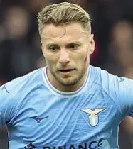  ?? ?? Il bomber Ciro Immobile, 33 anni, alla Lazio dall 2016-17: in biancocele­ste, tra campionato e coppe ha segnato 193 gol