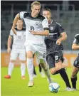  ?? FOTO: IMAGO-IMAGES ?? Teil der Defensiv des SSV Ulm 1846 Fußball: Vinko Sapina.