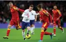  ?? November 2019. Photograph: Nick Potts/PA ?? James Maddison in action during his only previous England appearance – a Euro 2020 qualifier against Montenegro in