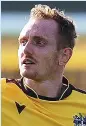  ?? ?? MIL POWER Sutton Utd goal hero Rob Milsom