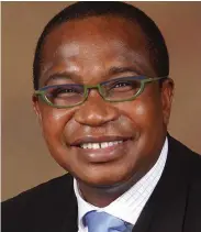  ?? ?? Finance minister Mthuli Ncube