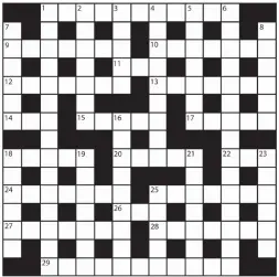  ?? PRIZES of £20 will be awarded to the senders of the first three correct solutions checked. Solutions to: Daily Mail Prize Crossword No. 16,031, PO BOX 3451, Norwich NR7 7NR. Entries may be submitted by second-class post. Envelopes must be postmarked no la ??