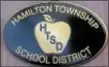  ?? FILE PHOTO ?? Hamilton Township School District plaque.