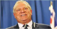  ?? DAVE ABEL / POSTMEDIA NEWS FILES ?? Can Doug Ford carry out his promise to fire the “$6 million man”? Does it matter? asks Kelly Mcparland.