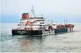  ?? STENA BULK PHOTO ?? The British oil tanker Stena Impero is believed to have been captured by Iran’s Revolution­ary Guard.