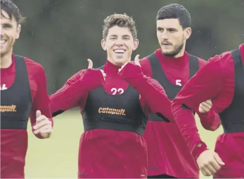  ??  ?? Celtic’s Ryan Christie is back for a season-long loan spell at Aberdeen, buoyed by the continuing presence of Derek Mcinnes.
