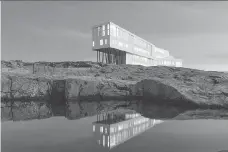  ?? FOGO ISLAND INN/THE CANADIAN PRESS ?? Fogo Island Inn, which is celebratin­g its fifth anniversar­y, has hosted rich and famous guests.