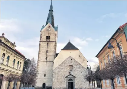  ?? ?? Cerkev sv. Elizabete v Slovenj Gradcu je prva, ki je posvečena tej zavetnici ubogih in bolnih.