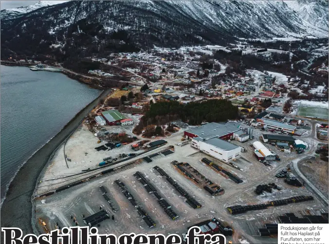  ?? FOTO: MARIUS HOE ?? Produksjon­en går for fullt hos Haplast på Furuflaten, som har fått havbruksna­eringa tilbake i ordreboka.