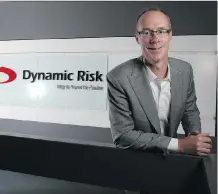  ?? HENNEL LEAH ?? President and CEO Trevor MacFarlane has helped Dynamic Risk become the top pipeline integrity company in North America.