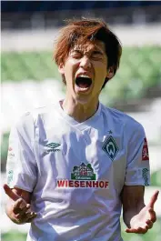  ?? FOTO: OLIVER HARDT / GETTY ?? Yuya Osako von Werder Bremen