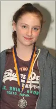  ??  ?? Alexi Gillot of Enniscorth­y, Under-14 butterfly winner.