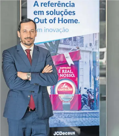  ?? ?? Philippe Infante acumula um extenso currículo em publicidad­e exterior, com 20 anos em cargos de direção na área. Em 2003, o gestor iniciou funções na JCDecaux, em Marselha, como Sales Executive.