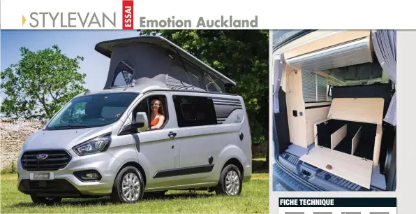  ??  ?? Avec l’Auckland, la gamme Stylevan Emotion affiche des tarifs plus accessible­s tout en gardant un bon niveau d’équipement.