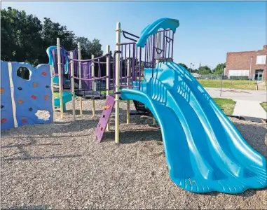  ?? [THE OKLAHOMAN ARCHIVES] ?? The playground at Gatewood Elementary School is shown in this 2014 file photo. Gatewood would be closed under Oklahoma City Public Schools’ proposed restructur­ing project.