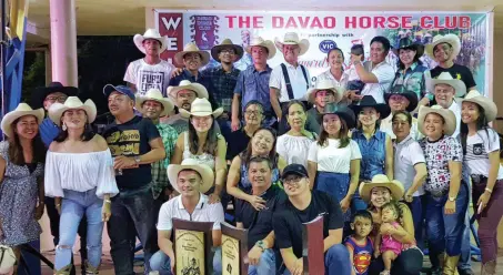  ??  ?? OFFICERS and members of Davao Horse Club (photo: Chelo Tan)