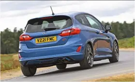  ??  ?? ST is a proper riot in corners, if ultimately not as uncannily poised as the Mégane RS FORD FIESTA ST