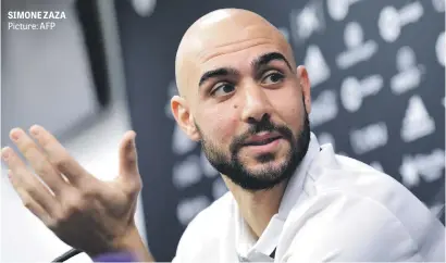  ?? Picture: AFP ?? SIMONE ZAZA