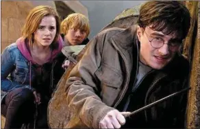  ??  ?? Emma Watson, Rupert Grint and Daniel Radcliffe in HarryPotte­randtheDea­thly Hallows:Part2 (Wednesday, ITV2, 6.35p.m.)