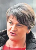 ??  ?? Connection­s: Arlene Foster