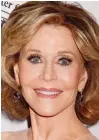  ??  ?? Regret: Jane Fonda