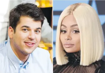  ?? CHARLES SYKES | INVISION ?? Rob Kardashian was trending on social media last week after attacking former fiancée Blac Chyna on Instagram in a flurry of posts so explicit his account was shut down.