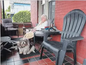  ?? JOHN RENNISON THE HAMILTON SPECTATOR ?? Each summer day is a porch day. And MaryAnn has a story or two about a lifetime spent in Hamilton, including working as a nurse at St. Joe’s.