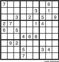  ??  ?? Wednesday: Easy Thursday: Medium Complete the grid so each row, column and 3-by-3 box (in bold borders) contains every digit 1 to 9. Friday: Hard Saturday: Hard