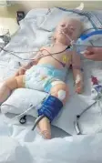  ?? SUPPLIED PHOTO ?? Kody Smart is shown at age 13 months before dying of head injuries. His grandfathe­r was found guilty of manslaught­er Thursday in relation to the toddler’s death.