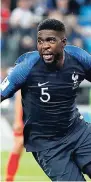  ??  ?? France’s Samuel Umtiti