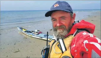  ??  ?? Tobermory RNLI volunteer completes Three Peaks Challenge by kayak.