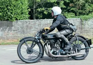  ??  ?? Above: Riding in the VMCC/MSC&R Bamburgh Run, June 10, 2018. (CHRIS MAUGHAN).