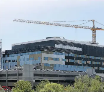  ?? MICHELLE BERG ?? The Jim Pattison Children’s Hospital is expected to become a leading research centre.