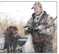  ?? (Arkansas Democrat-Gazette/Bryan Hendricks) ?? It’s possible to kill ducks and geese in a single outing at Lake Dardanelle.