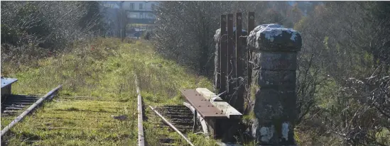  ??  ?? The Greenway could run along the disused rail line between Charlestow­n and Collooney.