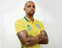  ?? Agência Palmeiras ?? Felipe Melo, 33, que assinou com o Palmeiras por três anos