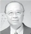  ??  ?? Dr. Felipe Tolentino, the president and founder of the Ophthalmol­ogical Foundation of the Philippine­s ( OFPHIL)