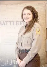  ?? LYNN KUTTER ENTERPRISE-LEADER ?? Laura Jennings is the new park interprete­r for Prairie Grove Battlefiel­d State Park.