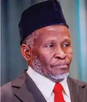  ??  ?? Acting CJN, Justice Tanko Mohammed