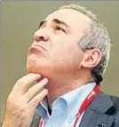  ?? FOTO: P. MORATA ?? Kasparov, ex campeón mundial