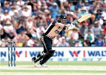  ?? GETTY IMAGES ?? The aggressive Colin Munro is a hot favourite to shift up to the top of the order for the Black Caps against India next month.