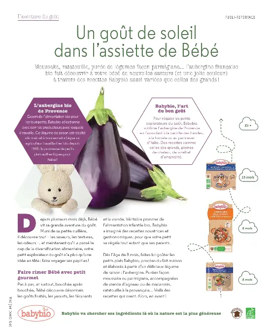 Un Gout De Soleil Dans L Assiette De Bebe Pressreader