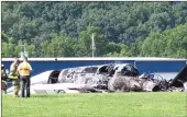  ?? Tribune News Service ?? Dale Earnhardt Jr., famed NASCAR driver and auto racing analyst, and his wife were involved in a private jet crash in eastern Tennessee and escaped serious injury, officials said.