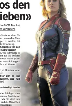  ?? DISNEY ?? Brie Larson ist Marvels Superheldi­n.