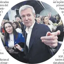  ?? Ricardo Grobas ?? Alfonso Rueda, candidado a la presidenci­a de la Xunta por el Partido Popular.