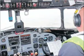  ?? PHOTO / DAVID HAXTON ?? Inside the cockpit.