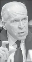  ?? CNP, SIPA USA, TNS ?? John Brennan: “I will not relent.”